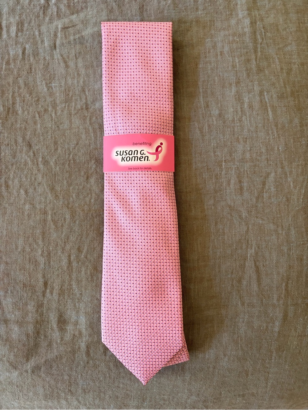 Susan G. Komen Pink Men's Tie